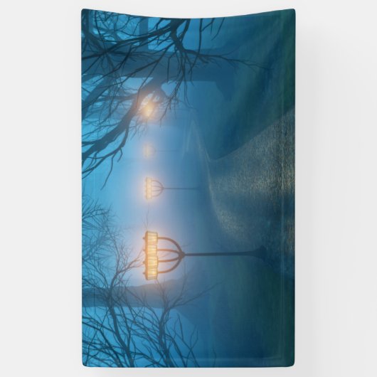 Lantaarns in de kookbanner spandoek (Verticaal)