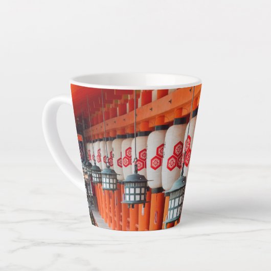 Lantaarns in Itsukushima Shrine Latte Mok (Linkerhoek)