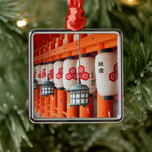 Lantaarns in Itsukushima Shrine Metalen Ornament