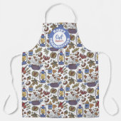 Lantaarns, noten en meer| Aangepaste Thanksgiving Schort (Voorkant)