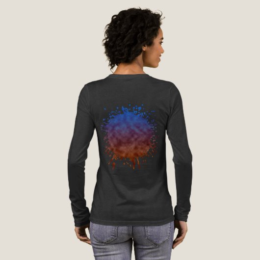 Lantaarns onder de sterren Tri-Blend shirt (Achterkant)