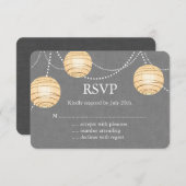 Lantaarns op Grijze Burlap RSVP 2 (Voorkant / Achterkant)