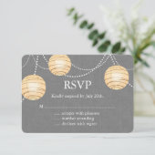 Lantaarns op Grijze Burlap RSVP 2 (Staand voorkant)