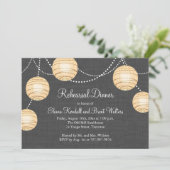 Lantaarns op grijze repetitie kaart (Staand voorkant)