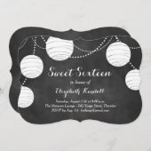 Lantaarns op uitnodiging van Chalk Sweet Sixteen (Voorkant / Achterkant)