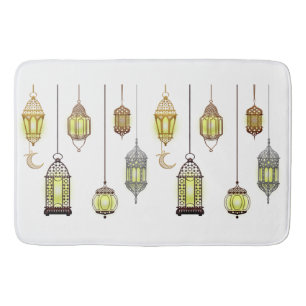 Lantaarns Ramadan Mubarak Oriëntaals Arabisch Mosl Badmat
