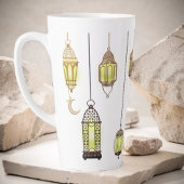 Lantaarns Ramadan Mubarak Oriëntaals Arabisch Mosl Latte Mok