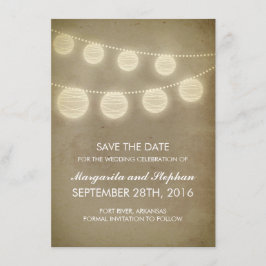 lantaarns roest de datumkaarten op save the date