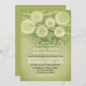  lantaarns trouwuitnodiging kaart (Voorkant / Achterkant)