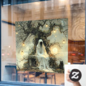 Lantaarns van de Vergeten Grove Raamsticker (Cafe Raam)