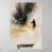 Lantaarns van het Stille Getij Poster (Voorkant)