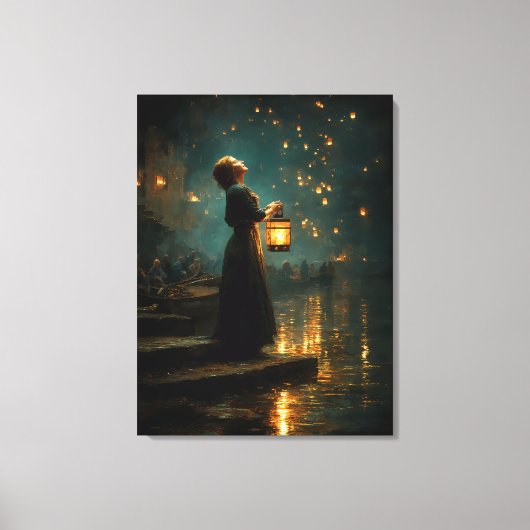 Lantaarns van verlangen canvas afdruk (Voorkant)