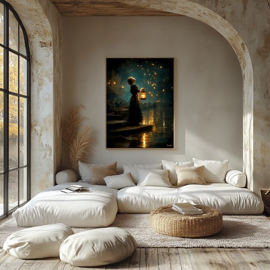 Lantaarns van verlangen canvas afdruk