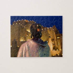 Lantaarns verlichtingsadoverbouw met Indiaas Legpuzzel