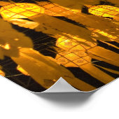 Lantaarns voor het Loi Krathong festival. Poster (Hoek)