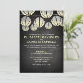 Lantaarns Wedding Invitations Kaart (Staand voorkant)
