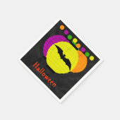 Lantaarns & Zwarte Vleermuis Halloween Servetten (Hoek)