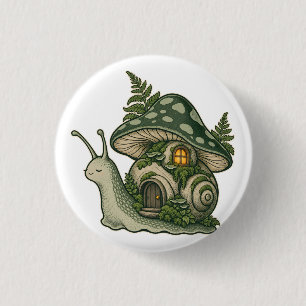 Lantaarnslak Paddenstoelen Cottage Knop Ronde Button 3,2 Cm