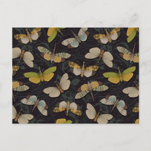 Lantaarnvliegen - Pyrops Candelaria & Andere Plant Briefkaart (Voorkant)