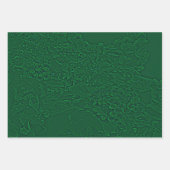 Lantana Bloem Groen Design Inpakpapier Vel (Voorkant)
