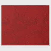 Lantana Bloemendesign Rood Cadeaupapier (Vlak)