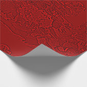 Lantana Bloemendesign Rood Cadeaupapier (Hoek)