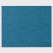 Lantana Bloemendesign Tealblauw Cadeaupapier (Vlak)
