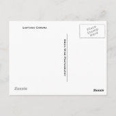 Lantana Camara Flowers Briefkaart (Achterkant)