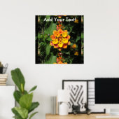 Lantana Desert Flower Poster (Thuiskantoor)