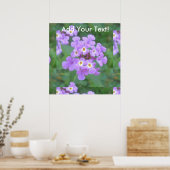 Lantana Plant Paarse Floral Poster (Keuken)