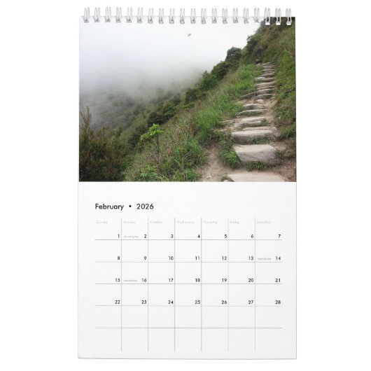 Lantau Mountain-kamp 2020 Kalender (Feb 2026)