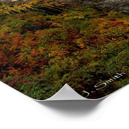 Lanterman's Mill in de herfst Poster (Hoek)