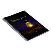 Lantern and fireflies Dream Journal Notitieboek (Rechterzijde)