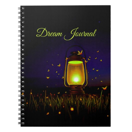 Lantern and fireflies Dream Journal Notitieboek (Voorkant)