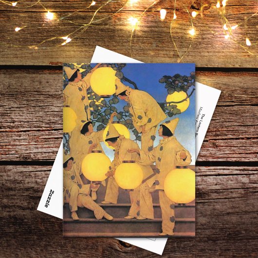 Lantern Bearers Maxfield Parrish Briefkaart