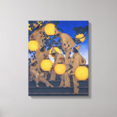 Lantern Bearers | Maxfield Parrish | Canvas Afdruk (Voorkant)