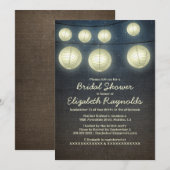 Lantern Bridal Shower Invitations Kaart (Voorkant / Achterkant)