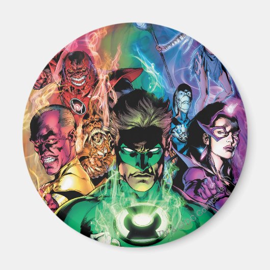 Lantern Corps Group met kleuren Magneet (Voorkant)