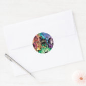 Lantern Corps Group met kleuren Ronde Sticker (Envelop)
