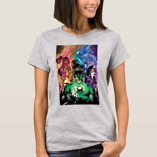 Lantern Corps Group met kleuren T-shirt (Voorkant)