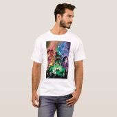 Lantern Corps Group met kleuren T-shirt (Voorkant volledig)