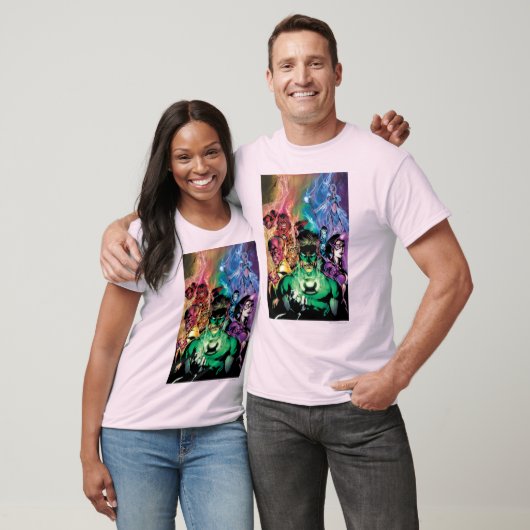 Lantern Corps Group met kleuren T-shirt (Unisex)