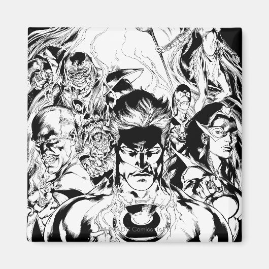 Lantern Corps Group Shot Magneet (Voorkant)