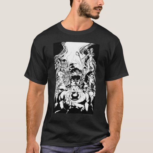 Lantern Corps Group Shot T-shirt (Voorkant)