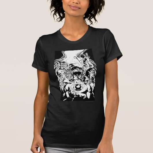 Lantern Corps Group Shot T-shirt (Voorkant)