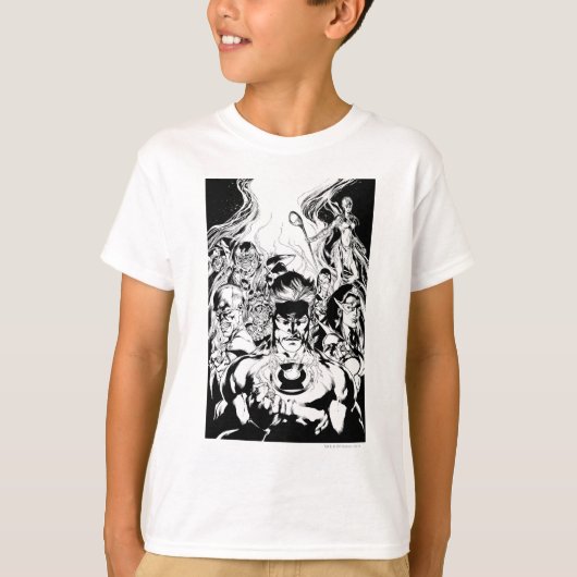 Lantern Corps Group Shot T-shirt (Voorkant)