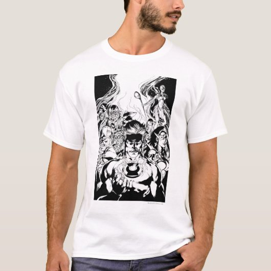 Lantern Corps Group Shot T-shirt (Voorkant)
