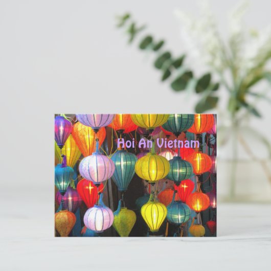Lantern Festival Hoi An Vietnam Briefkaart (Staand voorkant)