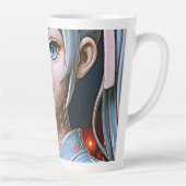 Lantern Festival Porcelain Waifu Latte Mok (Rechts)