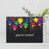 Lantern Festival uitnodiging (Staand voorkant)